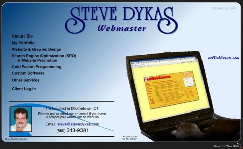 Visit Steve Dykas - Webmaster