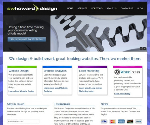 Visit SW Howard Design | Affordable Web Design Solution